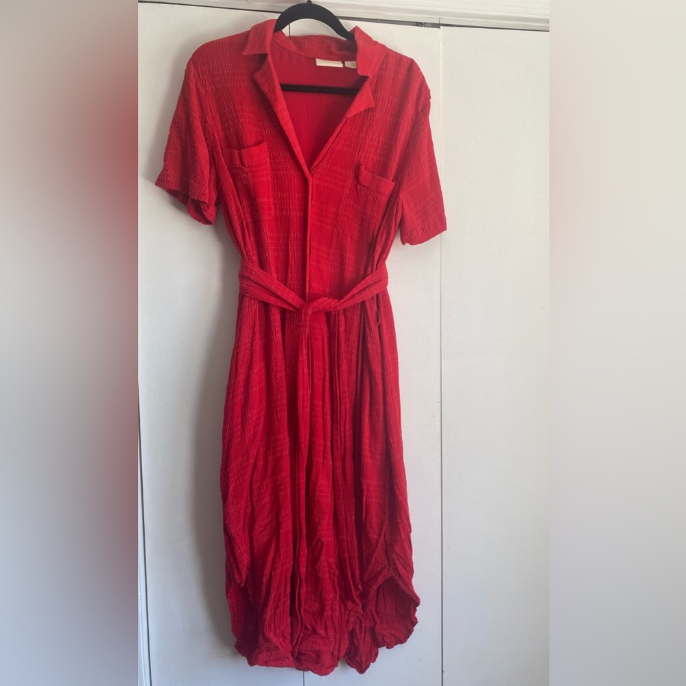 Red dress